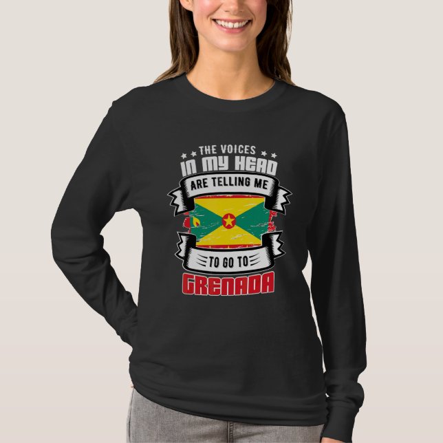 Camiseta Granada En Mi Cabeza (Anverso)