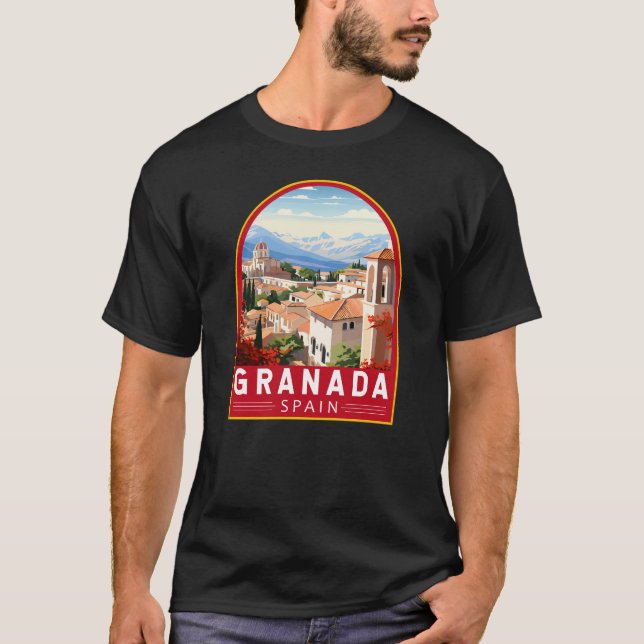 Camiseta Granada España Viaje de arte (Anverso)