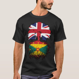 Camiseta Granada Granada Granada Gran Bretaña bandera de ra