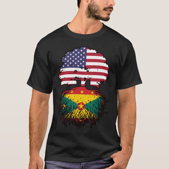 Camiseta Granada Granada Granada Granada Norteamericano Árb (Anverso)