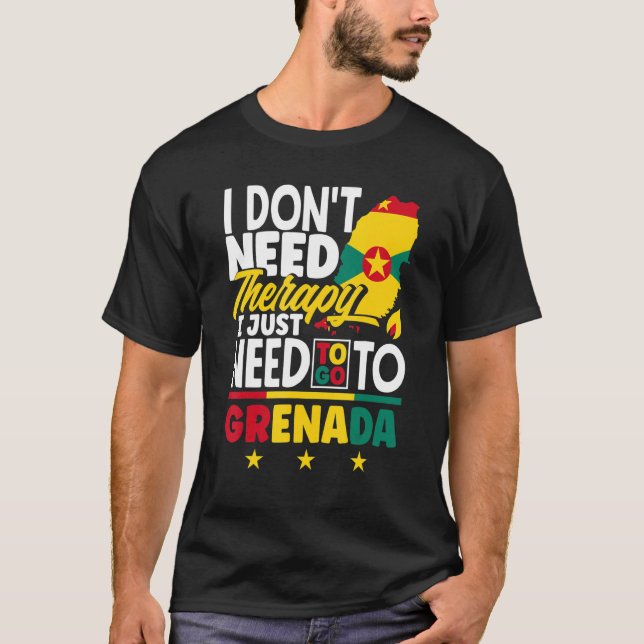 Camiseta Granada Granadina Solo Necesito Ir A Granada (Anverso)