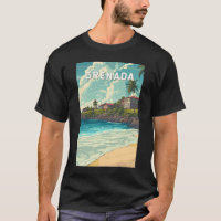 Granada Ilustracion Viaje de arte Vintage