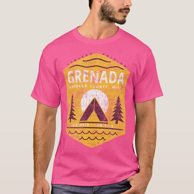 Camiseta Granada Mississippi Camping Souvenir Granada (Anverso)