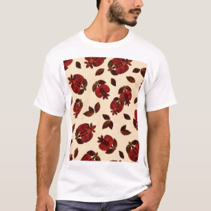 Camiseta Granadas brillantes: patrón repetitivo hecho a man
