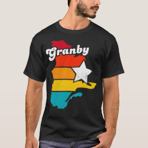 Camiseta Granby Quebec Canada Vintage Distresage Souvenir 2