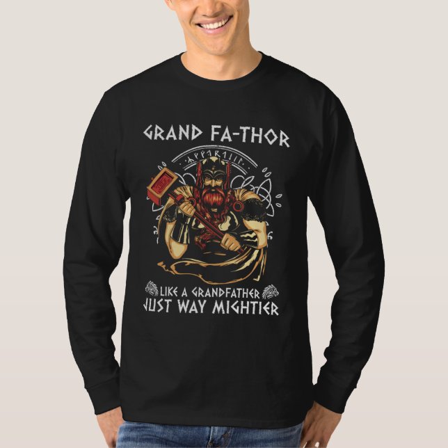 Camiseta Grand Fathor  Cool Saying Father s Day Costume Vik (Anverso)