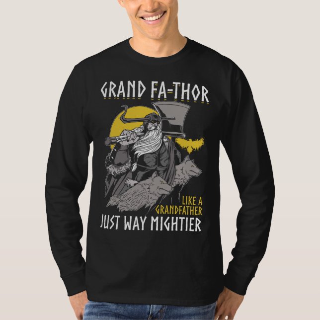 Camiseta Grand Fathor  Cool Saying Father s Day Costume Vik (Anverso)