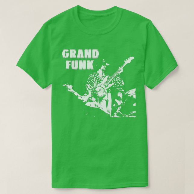CAMISETA GRAND FUNK RAILROAD 16 (Diseño del anverso)