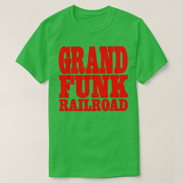 CAMISETA GRAND FUNK RAILROAD 40 (Diseño del anverso)