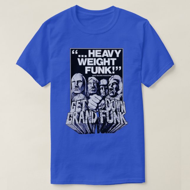 Camiseta GRAND FUNK RAILROAD Classic TShirt (Diseño del anverso)