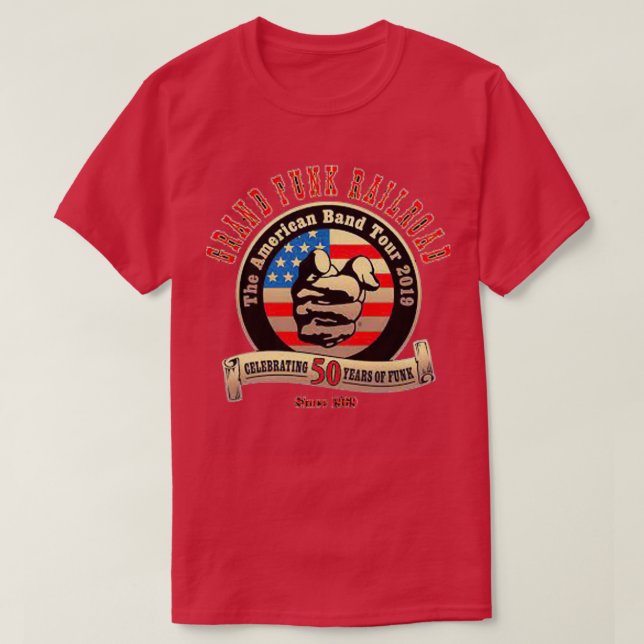 CAMISETA GRAND FUNK RAILROAD DESDE 1969 2 (Diseño del anverso)