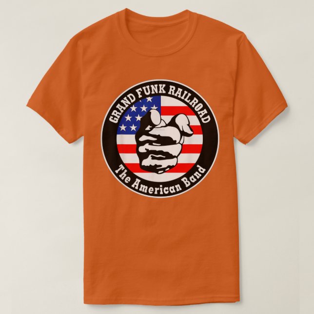 Camiseta Grand Funk Railroad The American Band (Diseño del anverso)