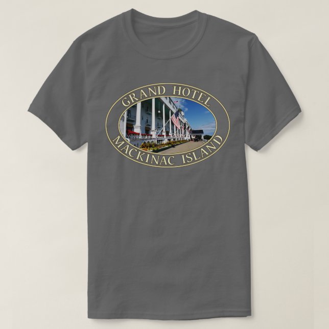 Camiseta Grand Hotel en la isla Mackinac Michigan 1 (Diseño del anverso)
