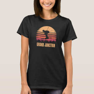 Camiseta Grand Junction Colorado Skier Vintage Co Skip Sk