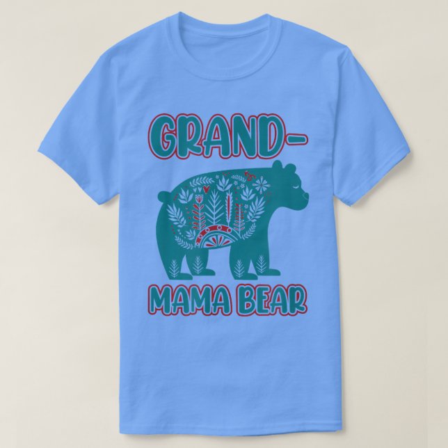 Camiseta Grand Mama Bear - Cute  (Diseño del anverso)