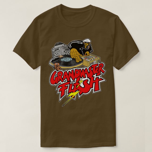 Camiseta Grand Master Flash (Diseño del anverso)