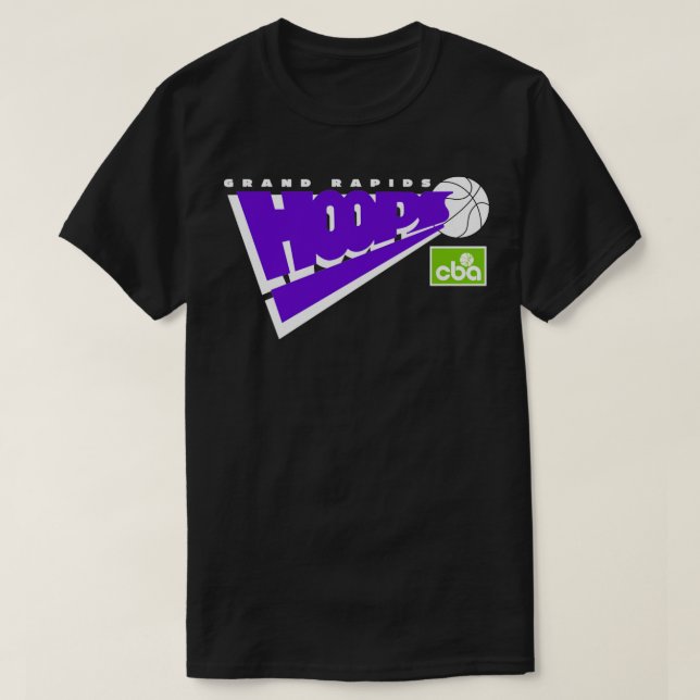 Camiseta Grand Rapids Hoops CBA Baloncesto (Diseño del anverso)