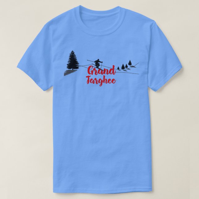 Camiseta Grand Targhee Ski Long (Diseño del anverso)