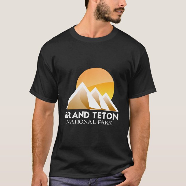 Camiseta Grand Teton Grand Teton National Park Wyoming (Anverso)
