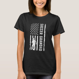 Camiseta Granda De Fútbol Bandera Estadounidense Grandad De