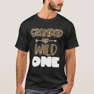 Camiseta Grandad De Hombre De Un Leopardo Silvestre