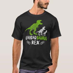 Camiseta Grandad Dinosaurio Grandadsauro 2 Dos Niños Christ
