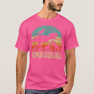 Camiseta Grandad Dinosaurio Grandadsauro 3 Dos niños Christ