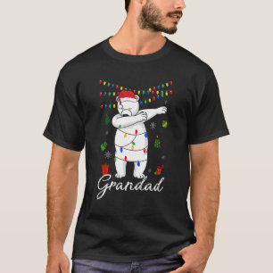 Camiseta Grandad Oso Dabbing alumbra a la familia Santa Chr