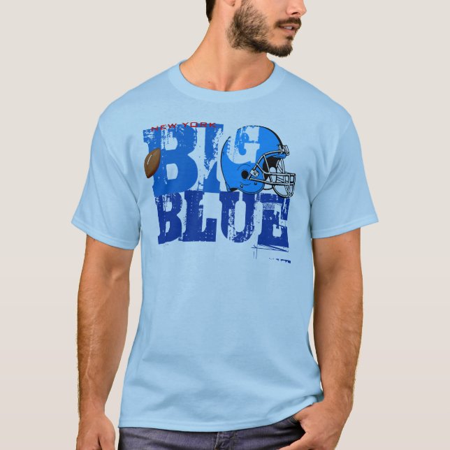 Camiseta grande 1 del fútbol del casco azul de (Anverso)