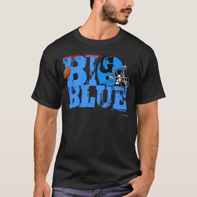 Camiseta grande 2 del fútbol del casco azul de (Anverso)
