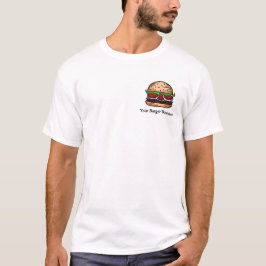 Camiseta grande adaptable de la comida del negocio