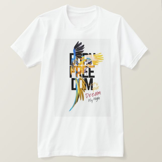 Camiseta grande de ensueño - Diseño de tipografía  (Anverso del diseño)