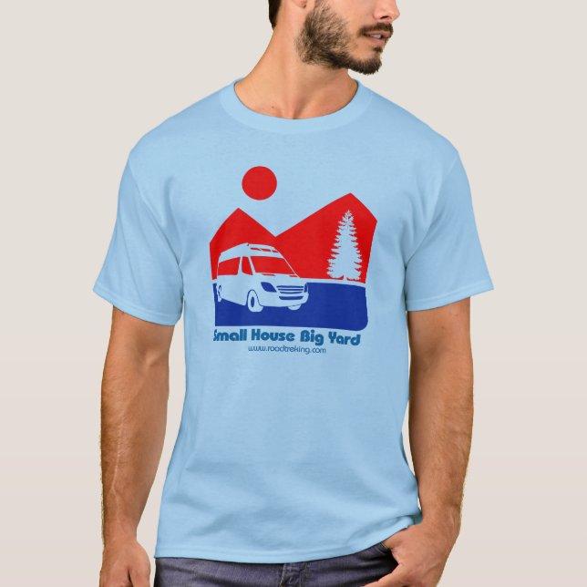 Camiseta grande de la yarda rv de la pequeña casa (Anverso)