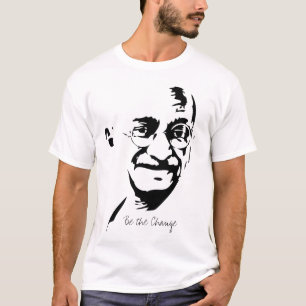 Camiseta grande de Mahatma Gandhi