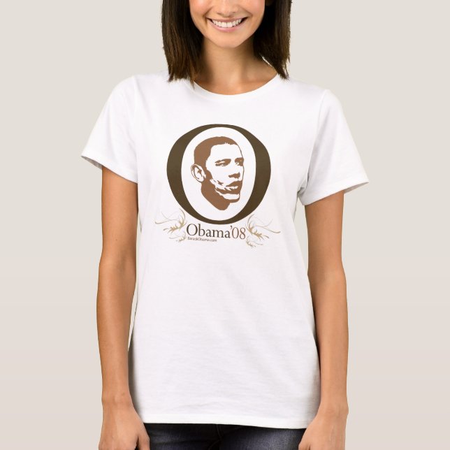 Camiseta grande de Obama O (Anverso)