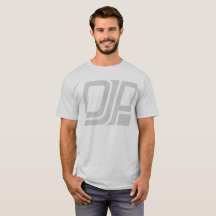 Camiseta grande del logotipo de DJP (frente