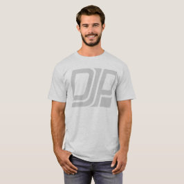 Camiseta grande del logotipo de DJP (frente
