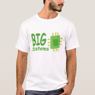 Camiseta GRANDE del logotipo de los sistemas