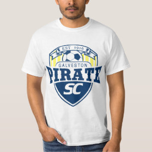 Camiseta grande del logotipo del pirata