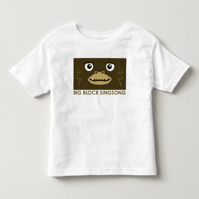 Camiseta grande del niño del pie de BBSS (Anverso)
