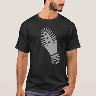 Camiseta (grande) gris de Bootprint