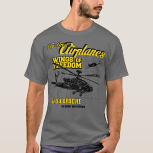 Camiseta Grandes aviones AH64 APACHE