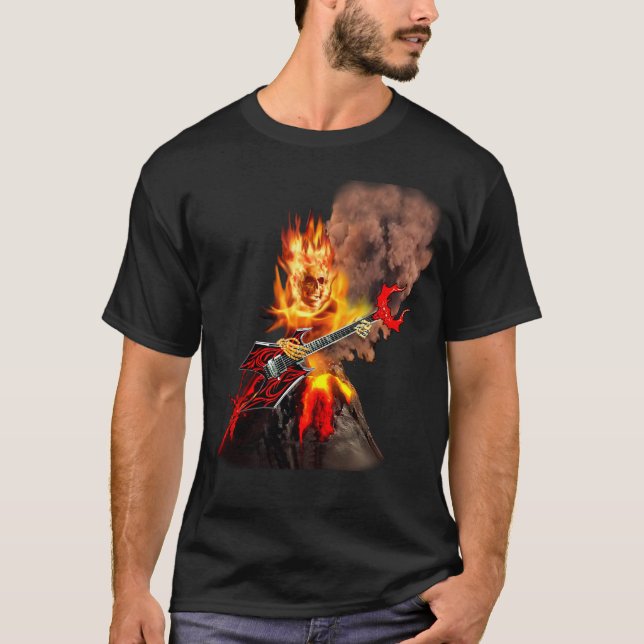 CAMISETA GRANDES BALONES DE FUEGO (Anverso)