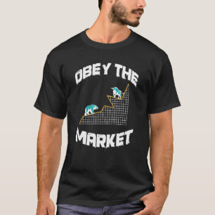 Camiseta Grandes Bolsas De Valores De Toros Y Osos Diseño H