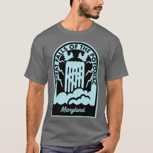 Camiseta Grandes cataratas de Potomac Maryland