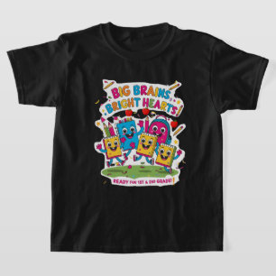 Camiseta Grandes cerebros, corazones brillantes - 1 y 2° Gr
