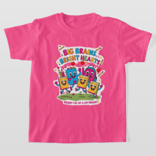 Camiseta Grandes cerebros, corazones brillantes - 1 y 2° Gr