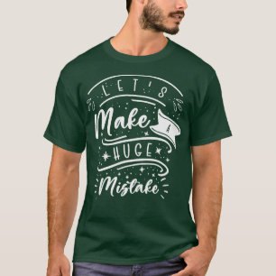 Camiseta Grandes citas de inperfección de línea de error