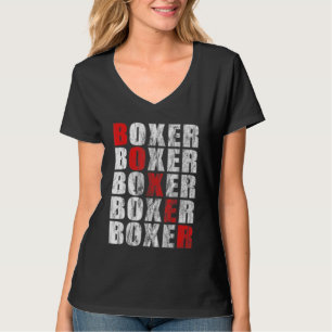 Camiseta Grandes Combatientes De Boxer Para Entrenar Y Trab