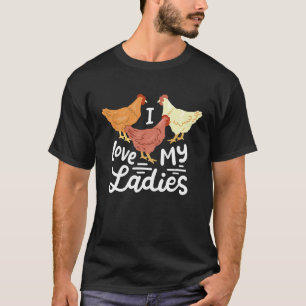 Camiseta Grandes Criadores de Pollos Amo a Mis Señoras